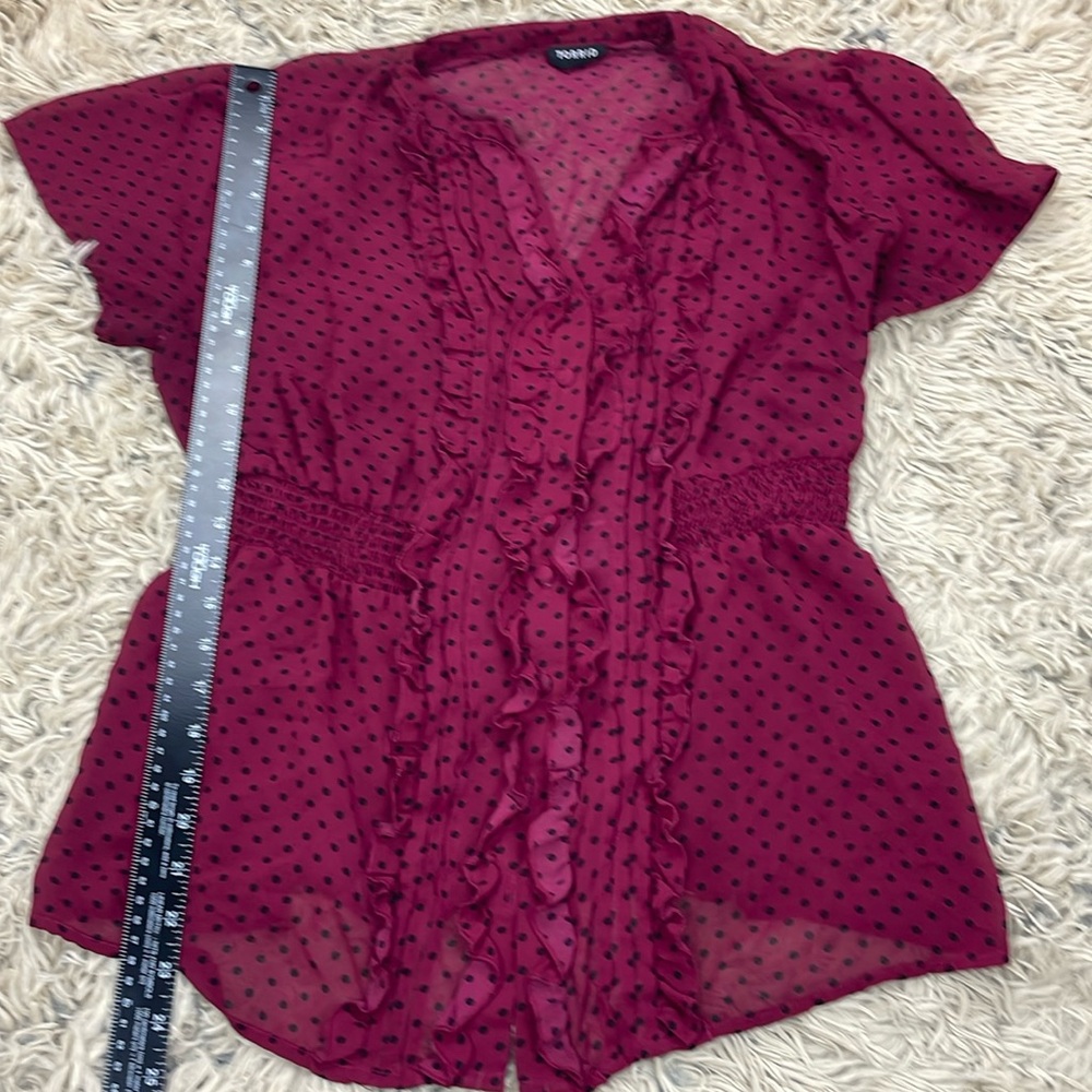 Torrid purple blouse